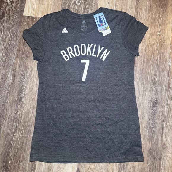 Womans NBA Adidas Brooklyn Nets - Jeremy Lin #7 T-Shirt XL - Picture 1 of 4